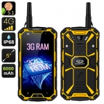CONQUEST S8 3GB RAM 32GB ROM IP68 Waterproof Shockproof Walkie Talkie 5.0 inch 6000mAh GPS NFC Rugged 4G LTE Smartphone