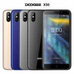 DOOGEE X50 mobile phone Android 8.1 MTK6580M Quad-Core 1GB RAM 8GB ROM Dual Cameras 5.0inch 2000mAh Dual SIM Smartphone WCDMA