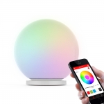 MIPOW PLAYBULB Sphere Smart Color Changing Waterproof Dimmable LED Glass Orb Light Floor Lamp Night Lights Tap to Change Color