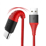ROCK 3A Type C Cable for Android phones Hi-Tensile Fast Charging USB C Type-C Cable