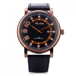 VILAM V2032G Men Quartz Watch Japan Movt Luminous Pointer Date Display 3ATM Wristwatch