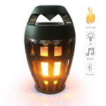 Portable LED i3 Flame Light Lamp Speaker Stereo Bluetooth 4.2 Speaker Atmosphere Soft Light For iPhone Android Smartphone